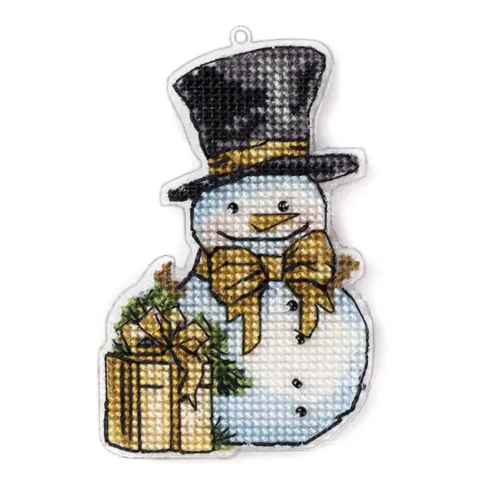 Cross-stitch kit on a plastic base FLX-019 {2}