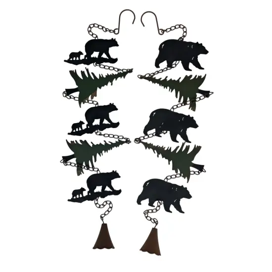 Metal Rain Chain - Cute Animal Designs - Weighted Bell {1}