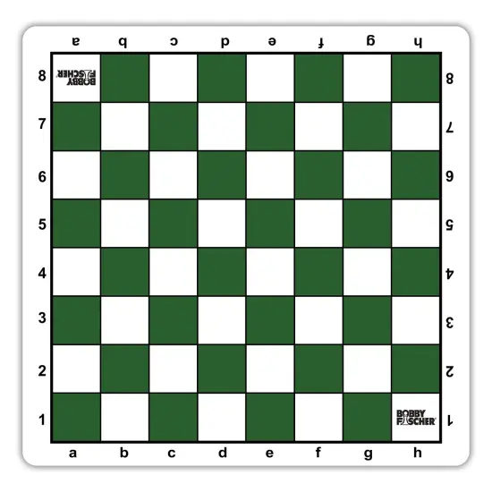 Bobby Fischer Tournament Roll Up Travel Chess Board - 20 inches - Mousepad Style {5}