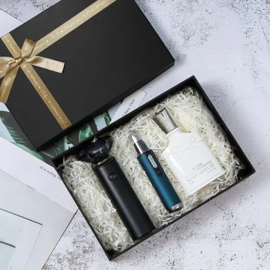 Black Gift Boxes with Gold Ribbons & Bows - (3 Sizes) Sturdy Gift Boxes with Lids for Presents - Elegant Gift Wrapping Boxes for Birthdays, Holidays, Anniversaries, and More {5}