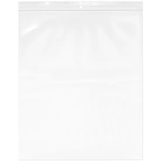 Plymor 10" x 12", 4 Mil with Hang-Hole Heavy Duty Zipper Reclosable Plastic Bags {1}