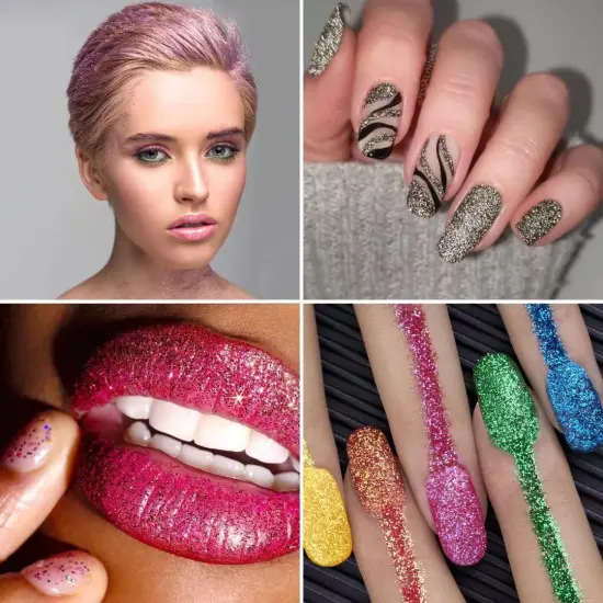 Red Fine Glitter 1 Pound 16 OZ Glitter Powder for Tumblers Resin Crafts Slime Cosmetic Nail {5}