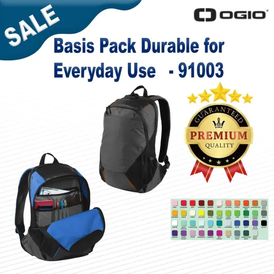 OGIO&reg; Basis Pack Durable for Everyday Use Tarmac/Orange {2}