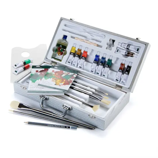 RZEN-OIL3301 | Essentials&trade; 27pc Oil Paint Zen Brush Travel Art Set {3}