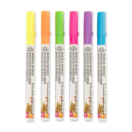 MARK-2719 | 6PC Acrylic 1.2mm Neon Markers {3}