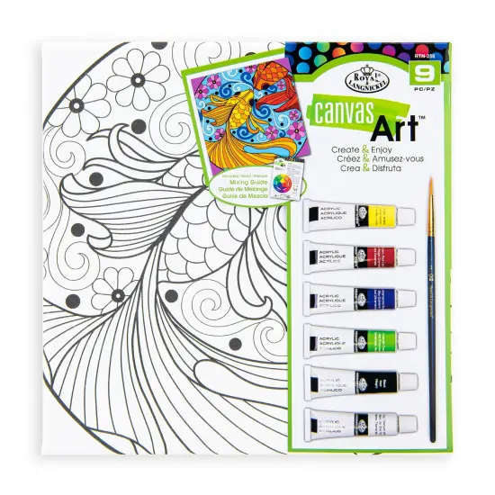 RTN-258 | Canvas Art&trade; Painting Art Set - 9pc {1}