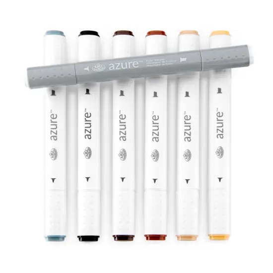 RM-909RST | Azure&trade; 7pc Rustic Color Marker Set {5}
