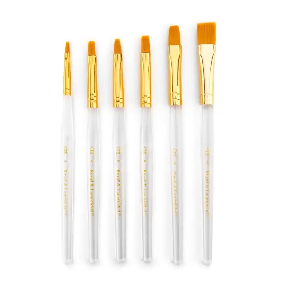 RSET-9159 | 6pc Golden Taklon Shader Brush Set {2}
