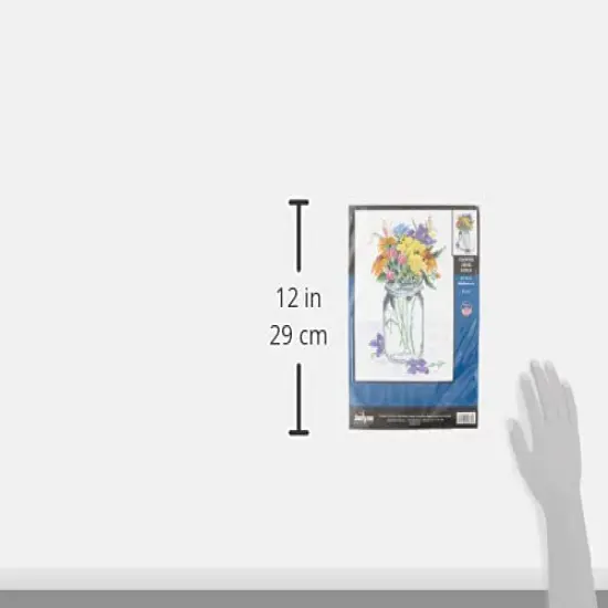 Janlynn 017-0112 "Wildflower Jar Counted Cross Stitch Kit {2}