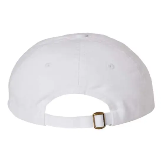 Valucap&reg; Adult Bio Washed Classic Dad Hat White {2}
