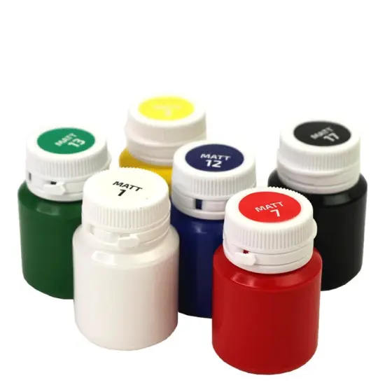 Rose Talent Decorative Mat Acrylic Paint Set 6 colors (0.68 oz each) {3}