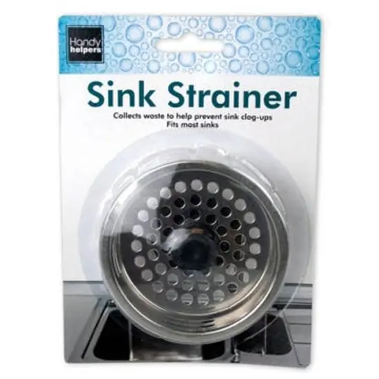 Handy Housewares Metal Kitchen Sink Basket Strainer - Fits Most Drains {3}