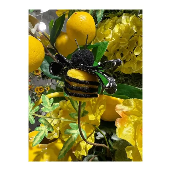 30" Spring Wildflower Bee Pick {2}