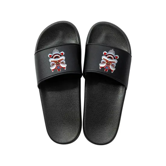 Craft Express Black DTF Sliders &ndash; Adult Size Customizable Slide Sandals {3}