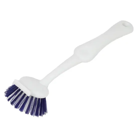 Chef Craft 9.5" Long Vegetable Scrubber Brush and Pan Cleaning Scraper {1}