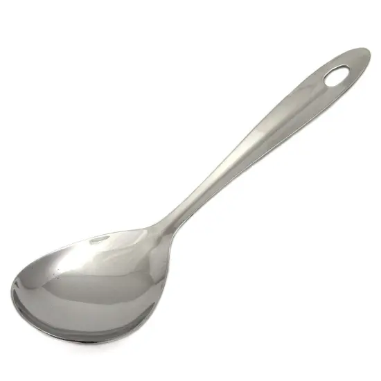 Chef Craft 9.5" Stainless Steel Basting / Serving Spoon with Sleek Mirror Finish {1}
