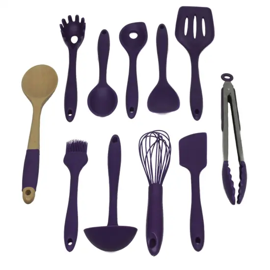 Chef Craft 11 Piece Premium Silicone Kitchen Tool and Utensil Set {2}