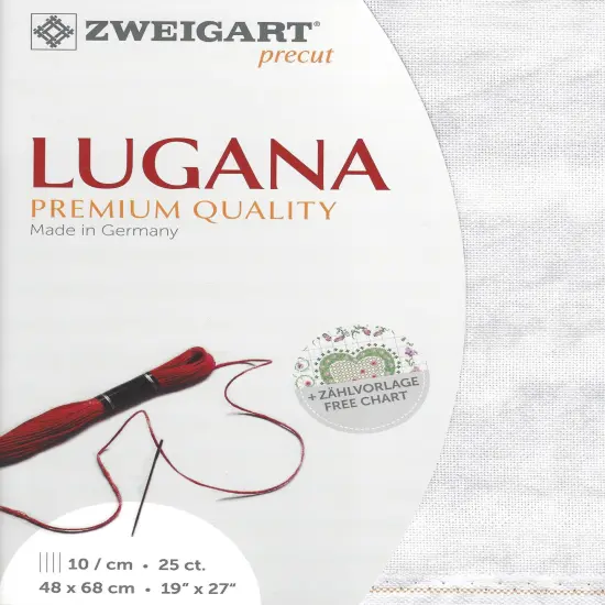 PrecutZweigart Lugana Vintage 25 count Marble {1}