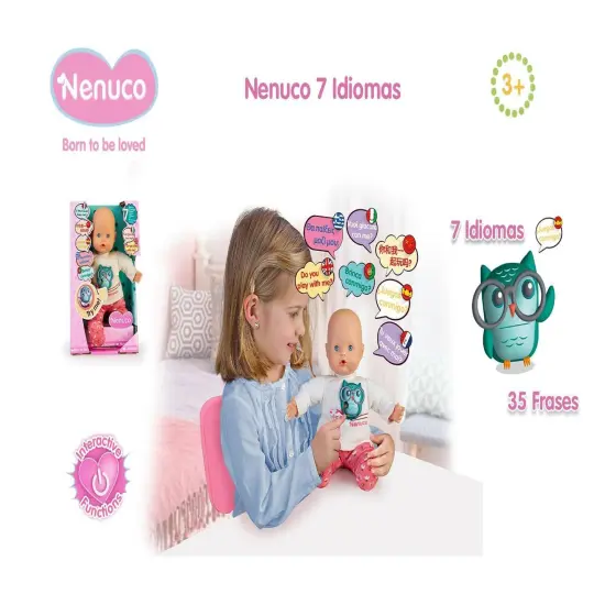 Nenuco 7 Languages Multilingual Doll {5}