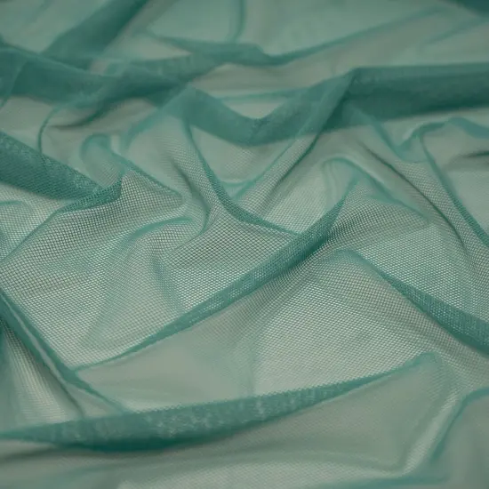 1 Yard 36" x 60" Annette Stretch Netting Fabric 107 gsm Jade {1}