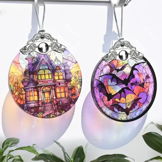 Bat Ornaments for Christmas Tree {3}