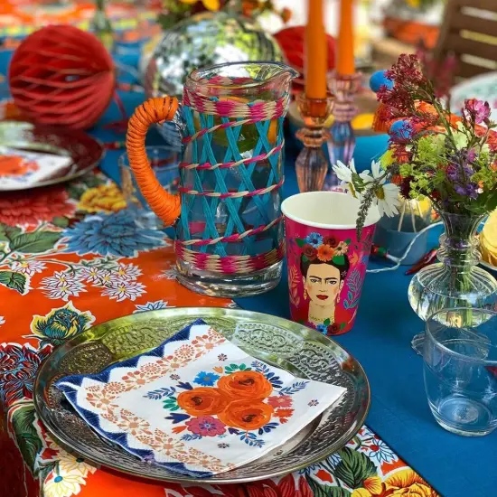 BOHO SPRICE FLORAL NAPKINS {4}