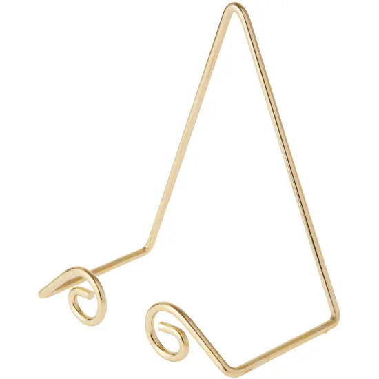 Bard's Gold-toned Wall Mountable Platter Hanger, 7" H x 5.5" W x 3.5" D (For 9.5" - 10.5" Platters) {1}