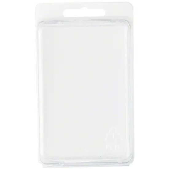 Collecting Warehouse Clear Plastic Clamshell Package / Storage Container, 3.81" H x 2.56" W x 1.88" D {1}