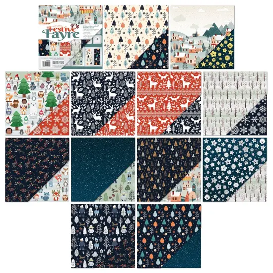 Tonic Studios Art Pad 8"X8"-A Very Festive Fayre {4}