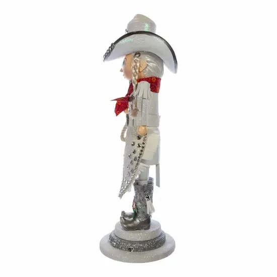 Kurt Adler 18-Inch Hollywood Rhinestone Cowgirl Nutcracker {3}