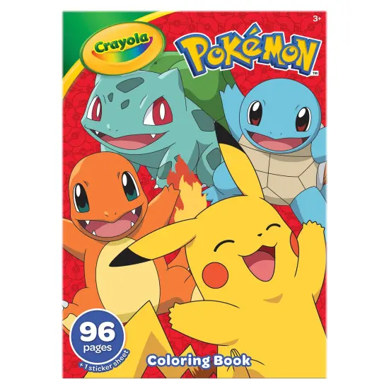 Crayola Coloring Book-Pokemon, 96 Pages {3}