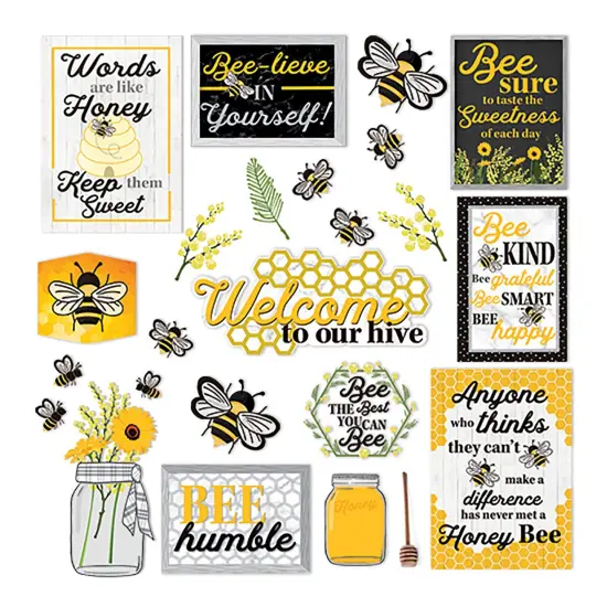 The Hive Motivational Gallery Wall Bulletin Board Set {1}