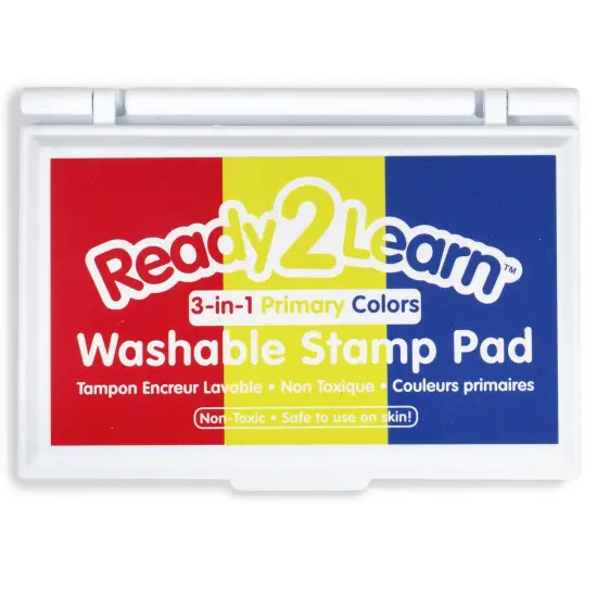 Washable Stamp Pad 3-in-1 - Primary Colors - Red, Yellow & Blue {1}