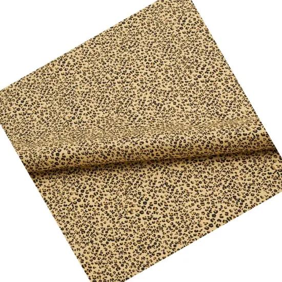 Baby Cheetah Pattern Printed Spandex Fabric Multicolor {4}