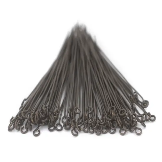 The Bead Chest Antiqued Brass 21 Gauge 3 Inch Eye Pins (Approx 100 pieces) {3}