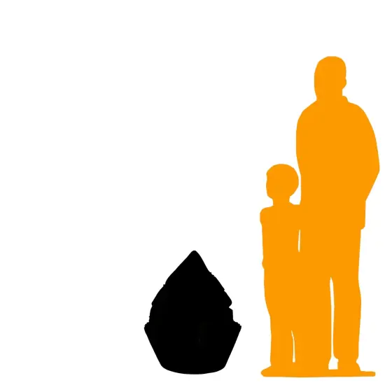 Yellow Cupcake With Stars Over Sized Statue {2}