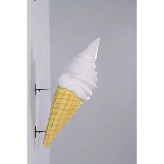 Hanging Soft Serve Vanilla Ice Cream Over Sized Statue {5}