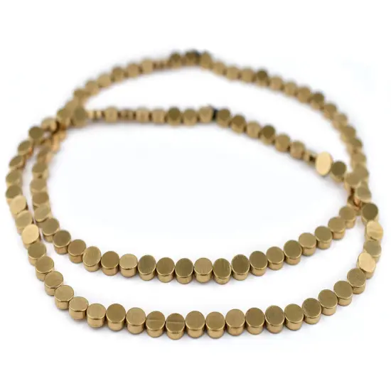 The Bead Chest Circular Disk Antiqued Brass Beads (8mm) {3}