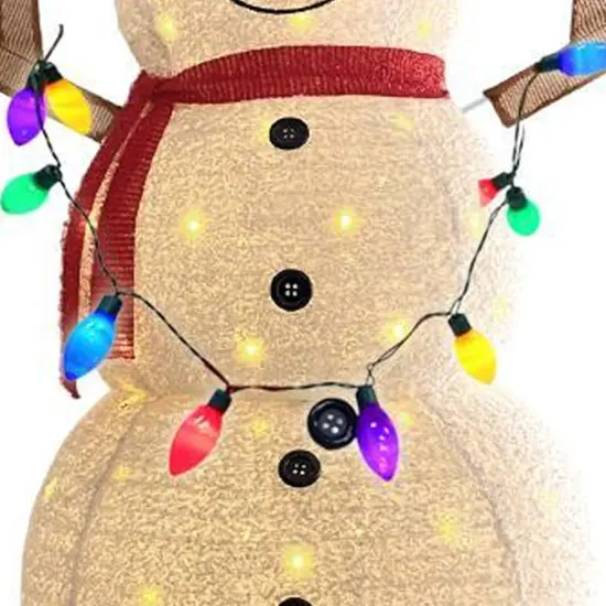 Christmas LED Snowman Decoration 200 Lights Weatherproof Durable 45 x 28 x 60 in {5}