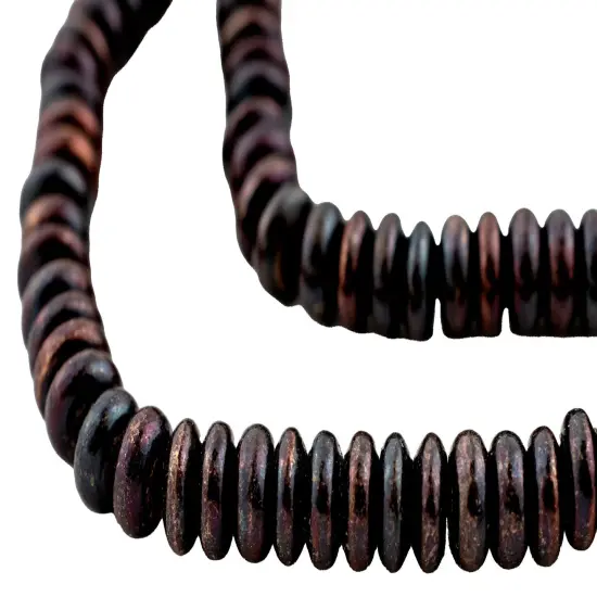 The Bead Chest Antiqued Copper Smooth Rondelle Beads (3x6mm) {2}