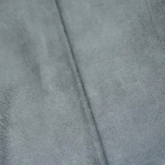 Gray Textured Suede-Like Bonded Woven Decor Fabric By the Yard {1}
