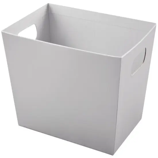 Pack/3: Silver Metallic Baskety Tray - 14 x 9 x 6" {1}