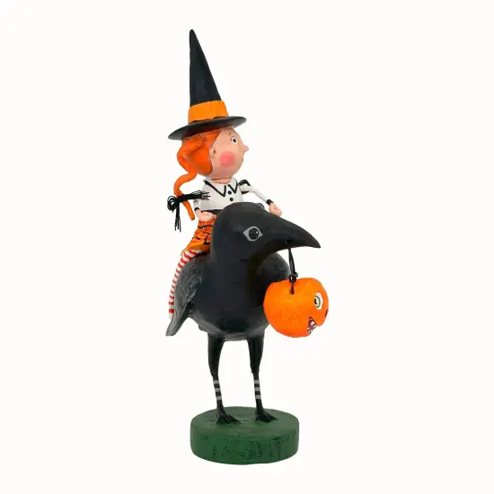 Lori Mitchell Halloween Raven's Flight Figurine {4}