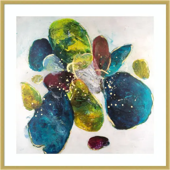 Interpretations II by Joyce Combs Wood Framed Wall Art Print {1}