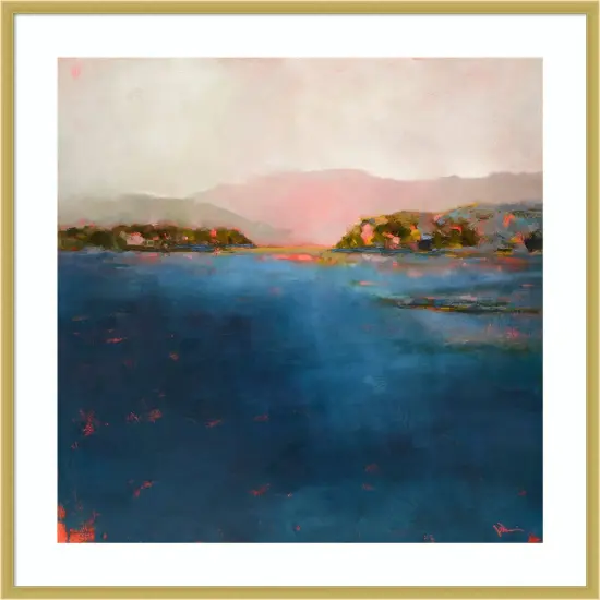 Still Water by Patrick Dennis Wood Framed Wall Art Print {1}
