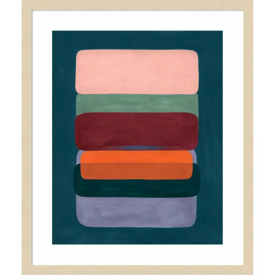 Layered Cake II by Grace Popp Wood Framed Wall Art Print {7}