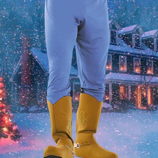 Mens Deluxe Woody Toy Story Costume with Cowboy Hat and Jumpsuit {4}