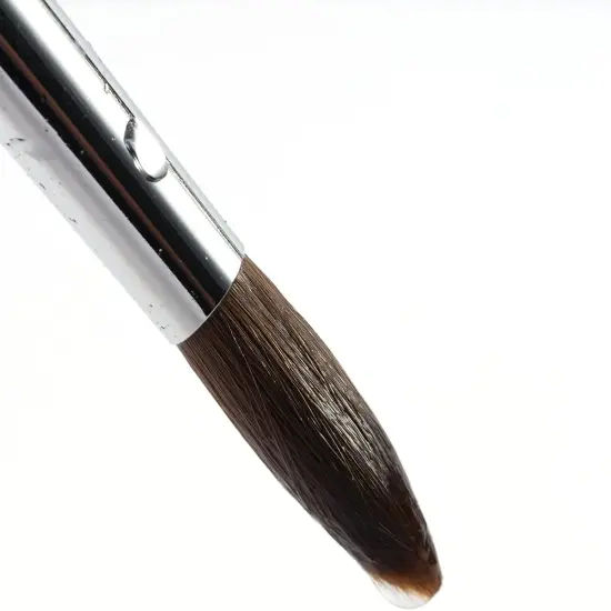 8Pcs Sable Brush Set Variety Shapes with Flat, Round Pointed, Cat's Tongue Oval Wash Perfect for Watercolor Acrylic Gouache Inks Painting {4}