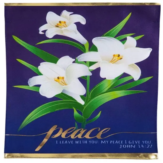 Easter Lilies 2 Sided Garden Flag {1}