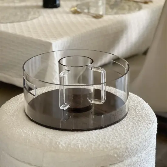 Lucite Wood Look Wash Cup {3}